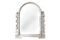 Art Deco Silver Giltwood Mirror, Image 1