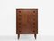 Mid-Century Danish Chest of 6 Drawers in Teak with Bowed Front, Image 1