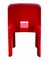 Sedia Universale in plastica rossa di Joe Colombo per Kartell, Italia, 1967, Immagine 4