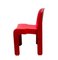 Red Universale Plastic Chair by Joe Colombo for Kartell, Italy, 1967, Image 5