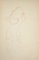 (nachher) Gustav Klimt - Study of A Bust (Roter Bleistift) - Collotypie Druck - 1919 1
