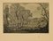 James Ensor - La Mare Aux Poplars - Etching - 1889 1