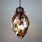 Lampe à Suspension Vintage en Verre de Murano Multicolore, 1980s 3