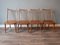 Mid-Century German Cherry Wood Dining Chairs, Set of 4 2