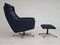 Vintage Danish Swivel Chairs & Stool Set of 2, Image 13