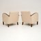 Swedish Art Deco Satin Birch Armchairs, 1930s, Set of 2 4