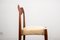 Danish Teak & Fabric Side Chairs, 1960s, Set of 4 13