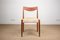 Danish Teak & Fabric Side Chairs, 1960s, Set of 4 4