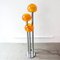 Chrome and Mustard Floor Lamp by Marinha Grande, 1970's 3