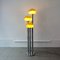 Chrome and Mustard Floor Lamp by Marinha Grande, 1970's 2