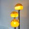 Chrome and Mustard Floor Lamp by Marinha Grande, 1970's 11