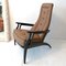 Italian Ebonized Wood Armchairs, 1950s, Set of 2 13
