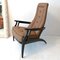 Italian Ebonized Wood Armchairs, 1950s, Set of 2, Image 13