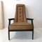 Italian Ebonized Wood Armchairs, 1950s, Set of 2 10