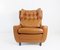 Cognac-Colored Leather Lounge Chair from Carl Straub, 1960s 13