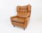Cognac-Colored Leather Lounge Chair from Carl Straub, 1960s 5