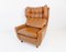 Cognac-Colored Leather Lounge Chair from Carl Straub, 1960s 1