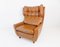 Cognac-Colored Leather Lounge Chair from Carl Straub, 1960s, Image 1