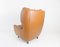 Cognac-Colored Leather Lounge Chair from Carl Straub, 1960s 8