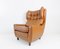 Cognac-Colored Leather Lounge Chair from Carl Straub, 1960s 9