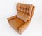 Cognac-Colored Leather Lounge Chair from Carl Straub, 1960s 11