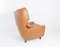 Cognac-Colored Leather Lounge Chair from Carl Straub, 1960s 10
