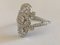 18 Carat White Gold Ring with Diamonds 6