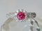 White Gold 18 Carat with Pink Spinel and Diamonds 5