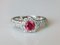 White Gold 18 Carat with Pink Spinel and Diamonds 11