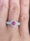 White Gold 18 Carat with Pink Spinel and Diamonds 2
