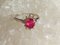 18 Carat Gold Ring with Ruby and Diamonds 12
