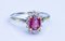 18 Carat Gold Ring with Ruby and Diamonds 23