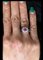 18 Carat White Gold Ring with Pink Unheated Sapphire, Blue Sapphire, and Diamonds 2