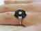 Ring in Art Déco Style with Onyx and Diamonds 13