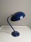 Blaue Mid-Century Tischlampe, 1950er 6