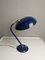 Lámpara de mesa Mid-Century azul, años 50, Imagen 6