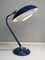 Blaue Mid-Century Tischlampe, 1950er 2