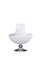 Juno White Glass Vase, Image 1