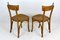 Viintage Beech Dining Chairs, 1950s, Set of 2 3