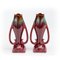 Vases Floraux Antique Art Nouveau, Set de 2 1