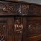 Antique English Jacobean Revival Oak Cabinet, 1890s 9