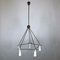 Mid-Century Italian Brass & Lacquer Chandelier, 1950s, Image 6