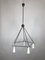 Mid-Century Italian Brass & Lacquer Chandelier, 1950s, Image 13
