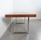 German Mahogany & Chrome Desk, 1960s 9