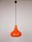 Danish Orange Metal Ceiling Lamp, 1960s, Image 2