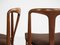 Dänische Mid-Century Juliane Stühle aus Teak von Johannes Andersen für Uldum, 6er Set 6