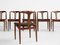 Dänische Mid-Century Juliane Stühle aus Teak von Johannes Andersen für Uldum, 6er Set 4