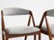 Mid-Century Dining Chairs in Teak and Hallingdal Fabric by Kai Kristiansen, 1960s, Set of 6, Image 5
