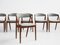 Mid-Century Dining Chairs in Teak and Hallingdal Fabric by Kai Kristiansen, 1960s, Set of 6, Image 3