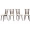 Beech Dining Chairs, Czechoslovakia, 1960s, Set of 4 1